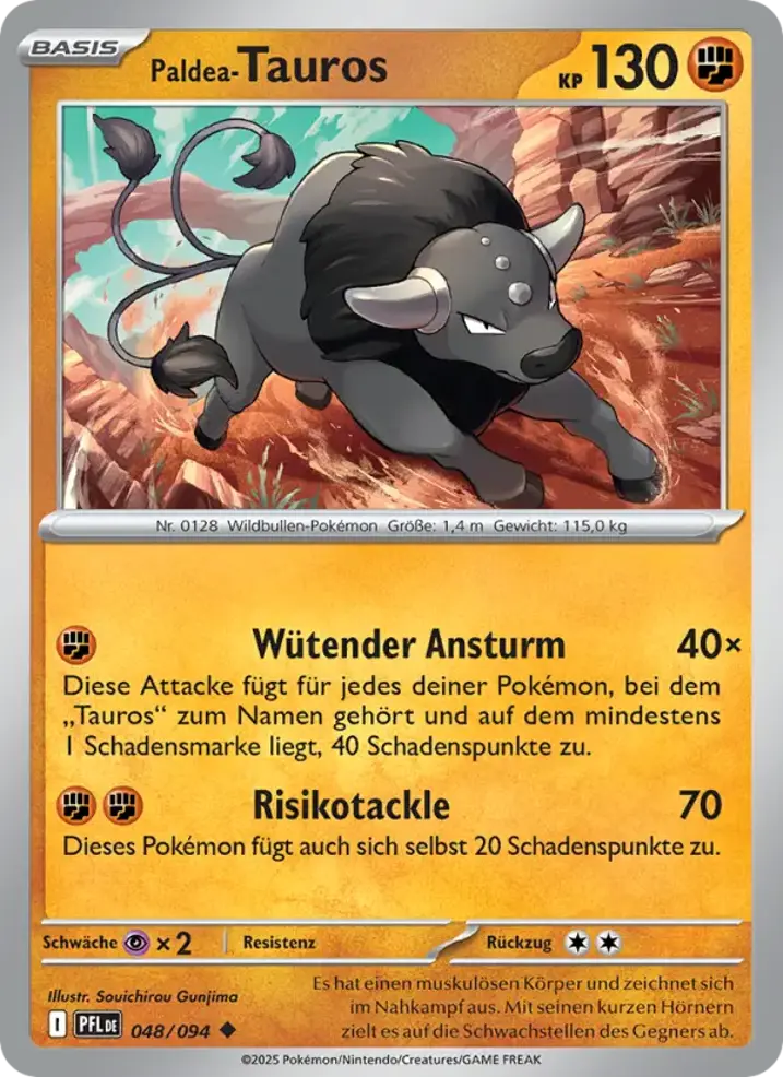 Paldean Tauros 