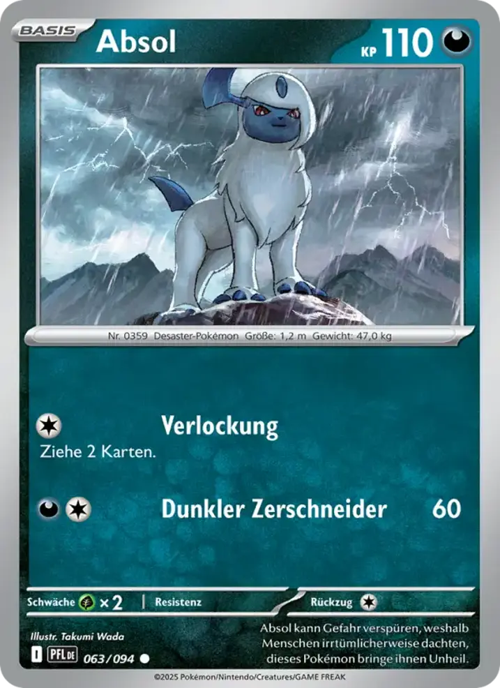 Absol  Single: Pokemon Phantasmal Flames Einzelkarte