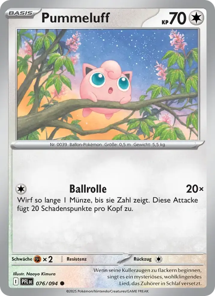 Jigglypuff  Single: Pokemon Phantasmal Flames Einzelkarte