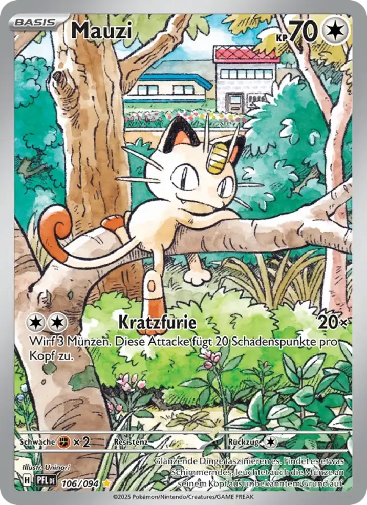 Meowth  Single: Pokemon Phantasmal Flames Einzelkarte