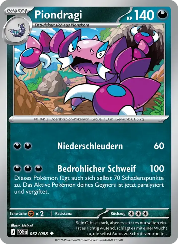 Drapion  Single: Pokemon Perfect Order Einzelkarte