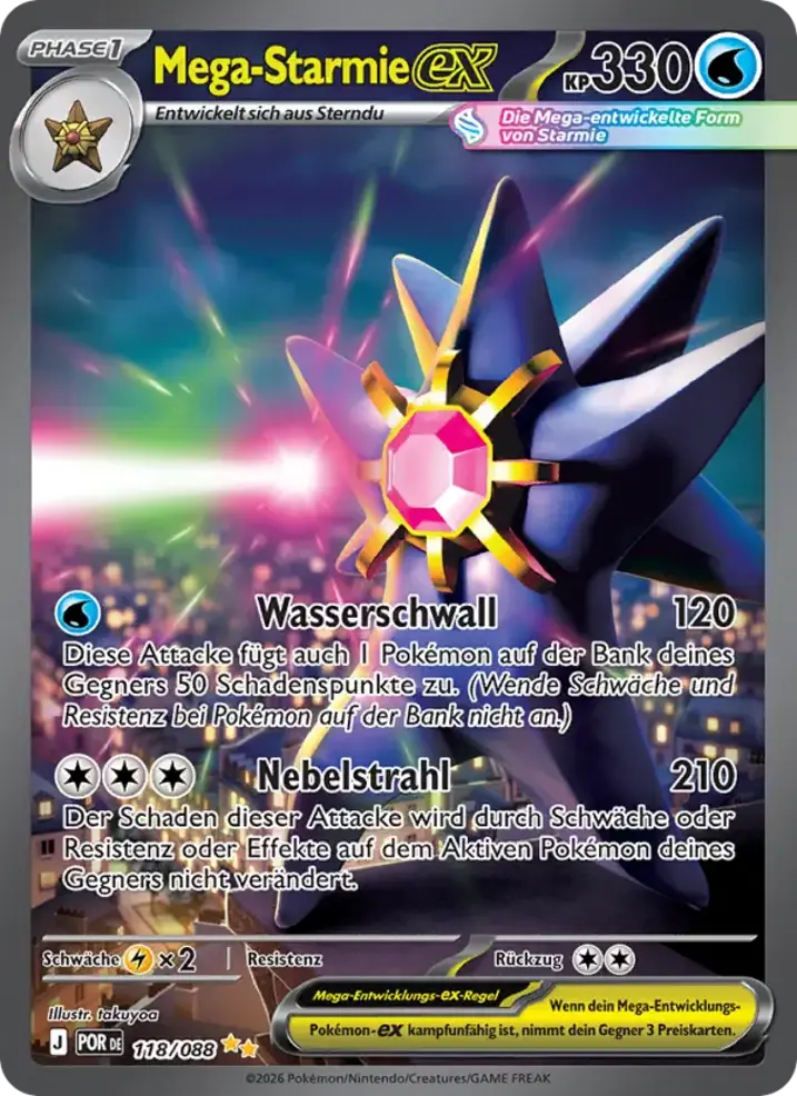 Mega Starmie ex 