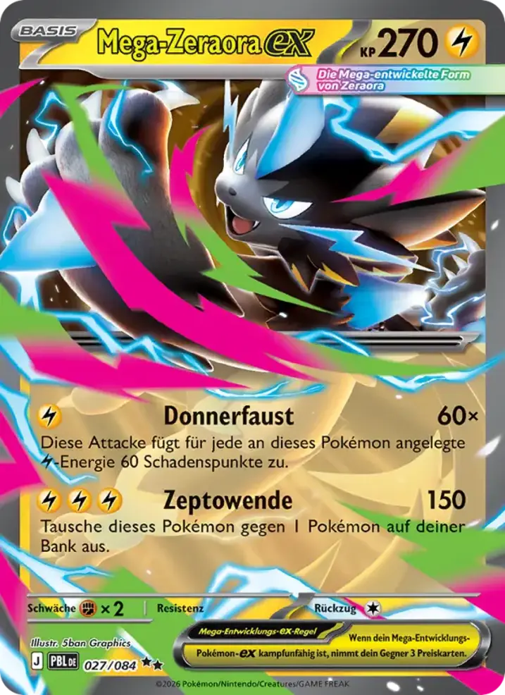 Mega Zeraora ex 