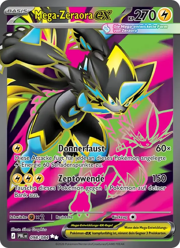 Mega Zeraora ex 
