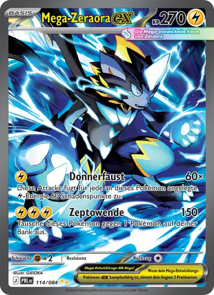 Mega Zeraora ex 