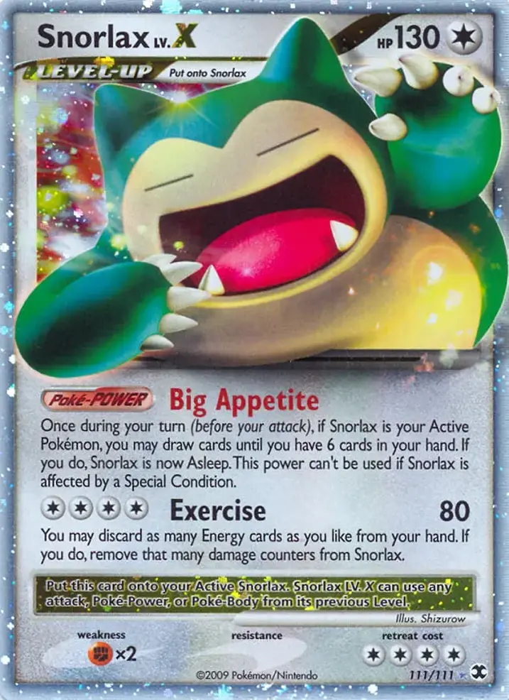 Snorlax LV.X 