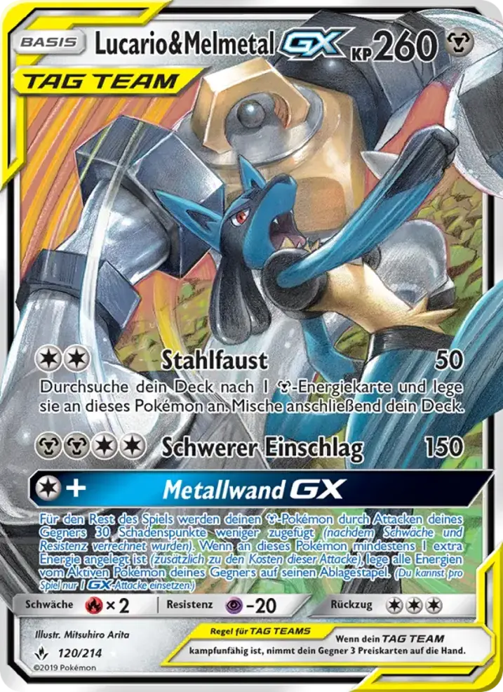 Lucario & Melmetal GX 