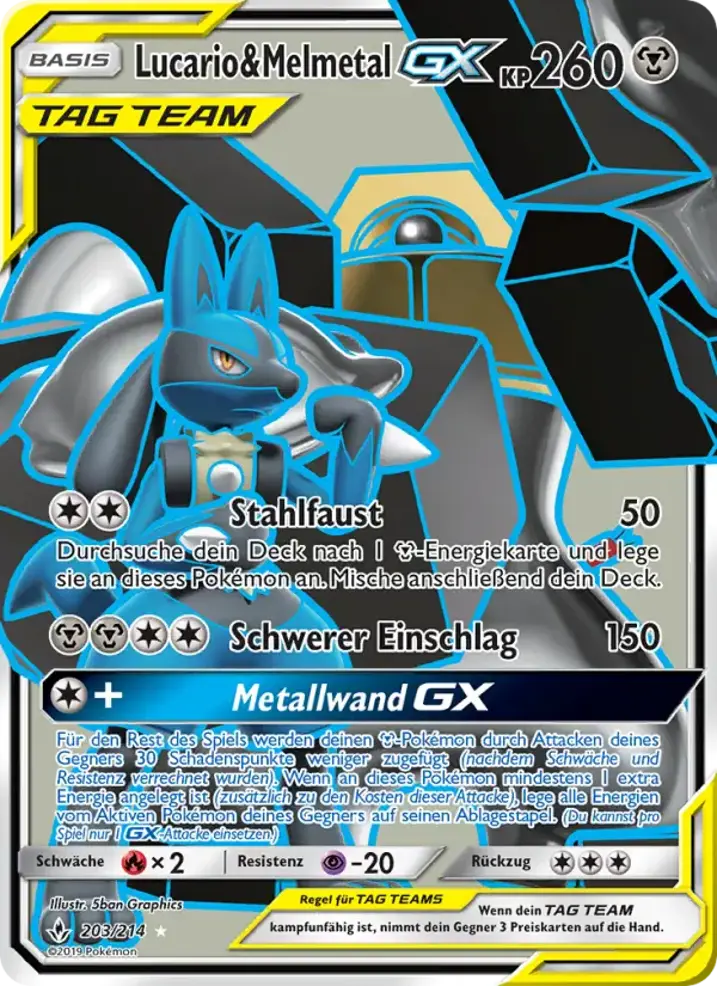 Lucario & Melmetal GX 