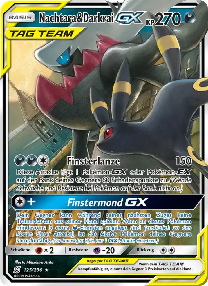 Umbreon & Darkrai GX 