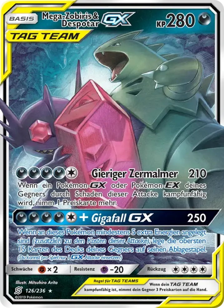 Mega Sableye & Tyranitar GX 