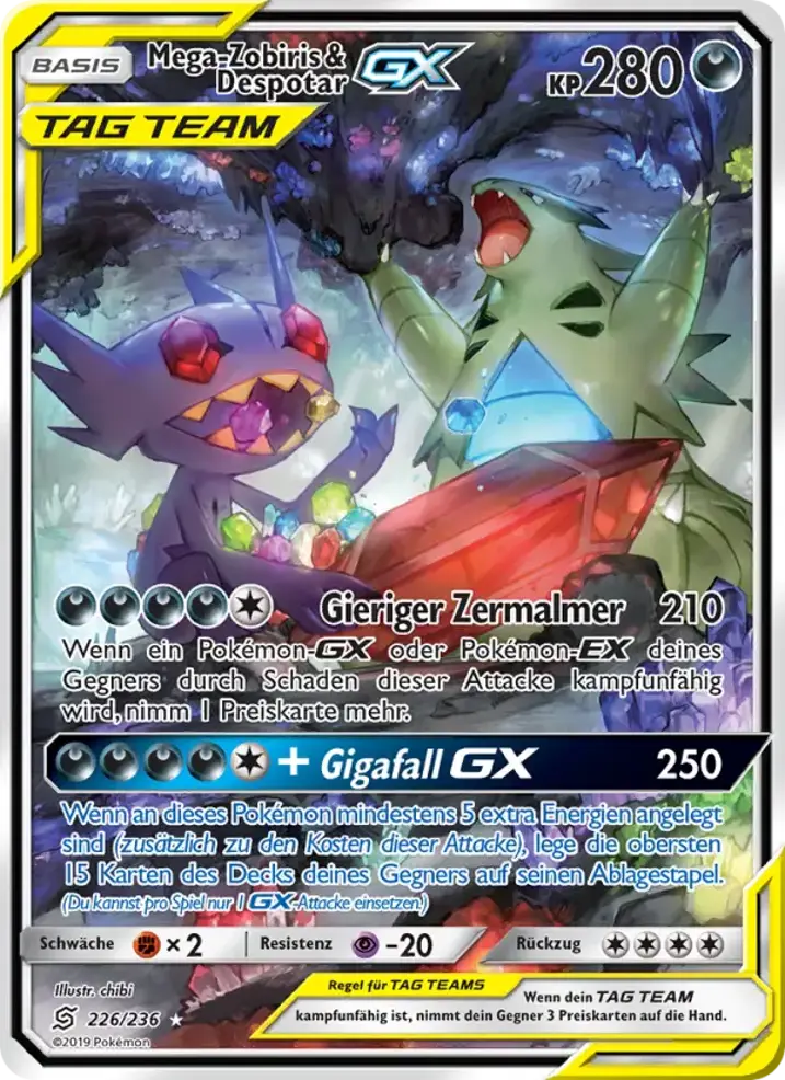 Mega Sableye & Tyranitar GX 