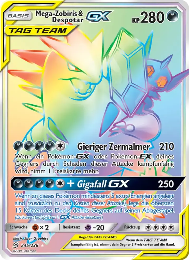 Mega Sableye & Tyranitar GX 