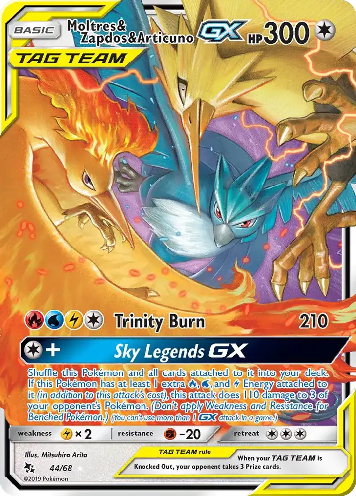 Moltres & Zapdos & Articuno GX 