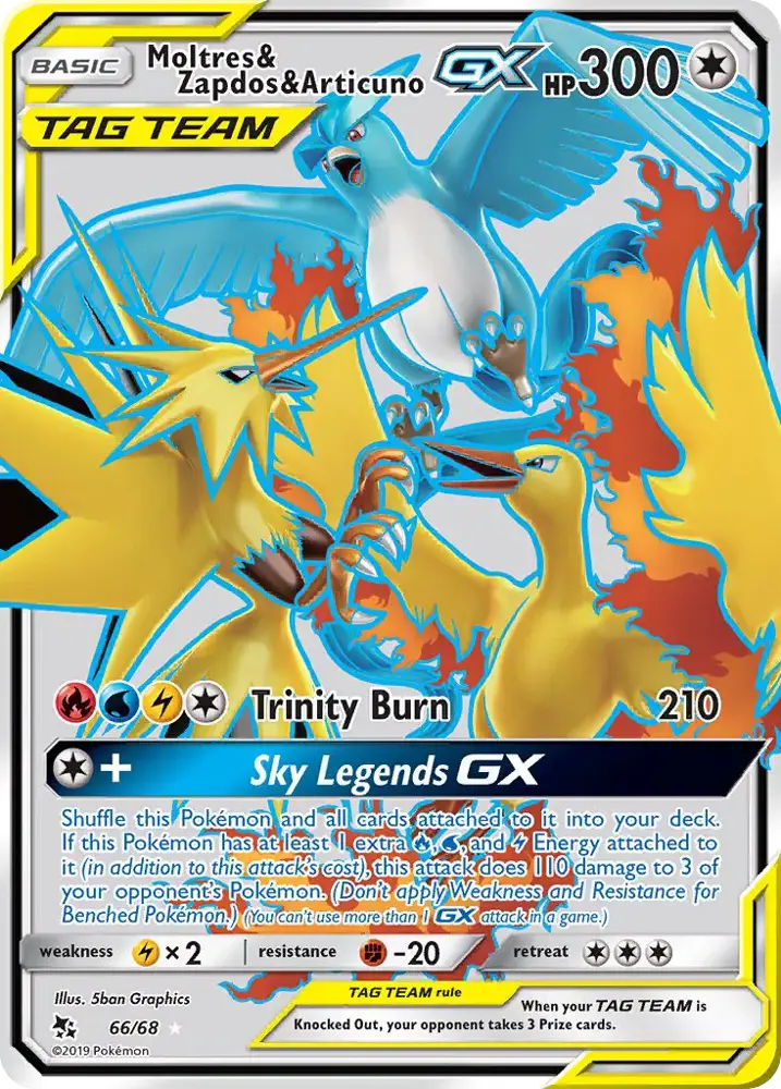 Moltres & Zapdos & Articuno GX 