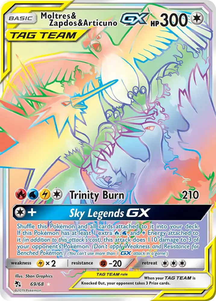 Moltres & Zapdos & Articuno GX 