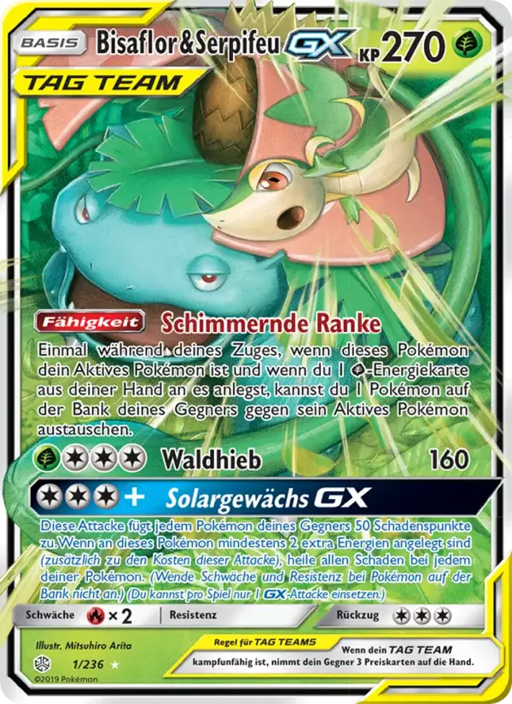 Venusaur & Snivy GX 