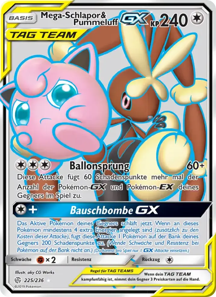 Mega Lopunny & Jigglypuff GX 