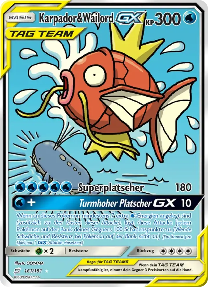 Magikarp & Wailord GX 