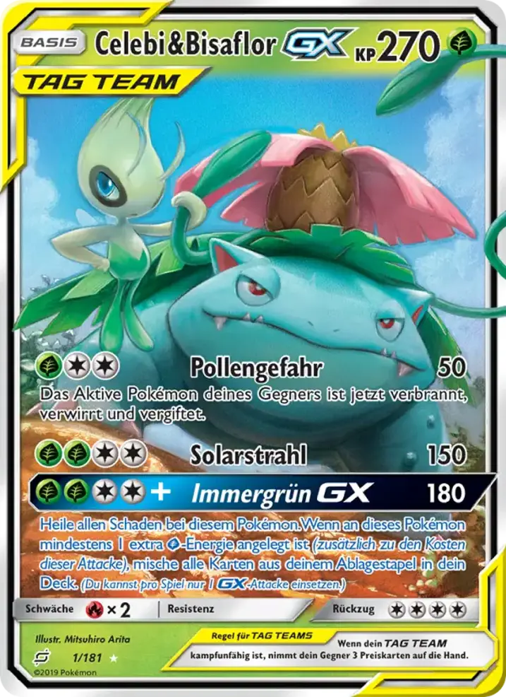 Celebi & Venusaur GX 