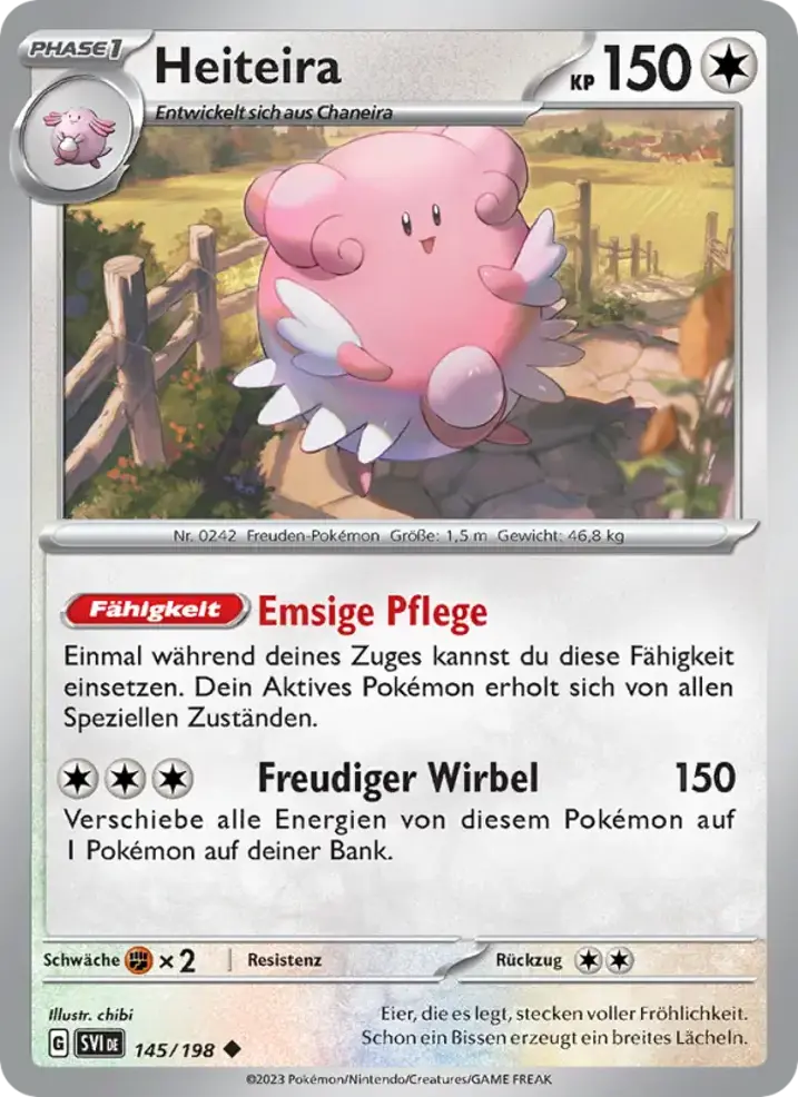 Blissey  Single: Pokemon Scarlet & Violet Einzelkarte