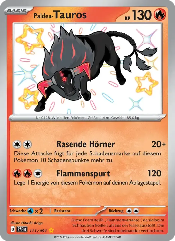 Paldean Tauros 