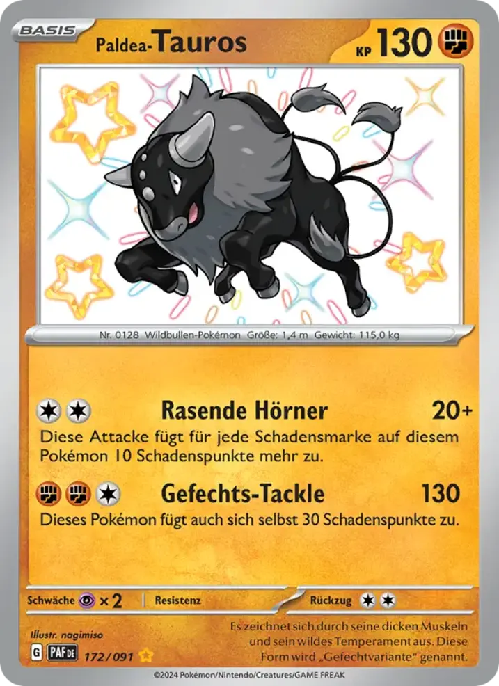 Paldean Tauros 