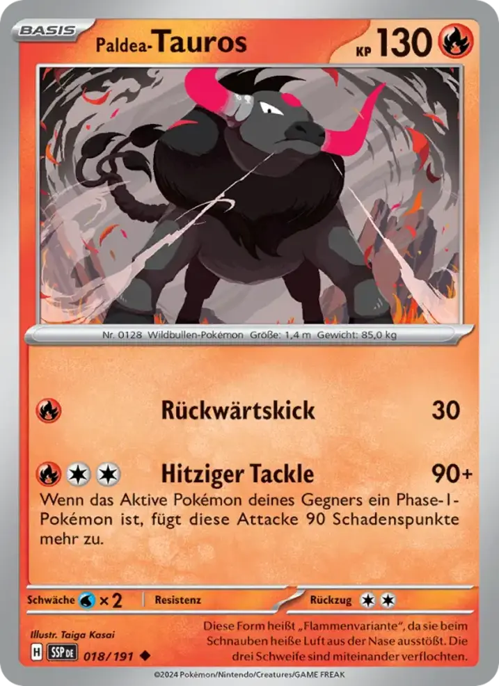 Paldean Tauros 