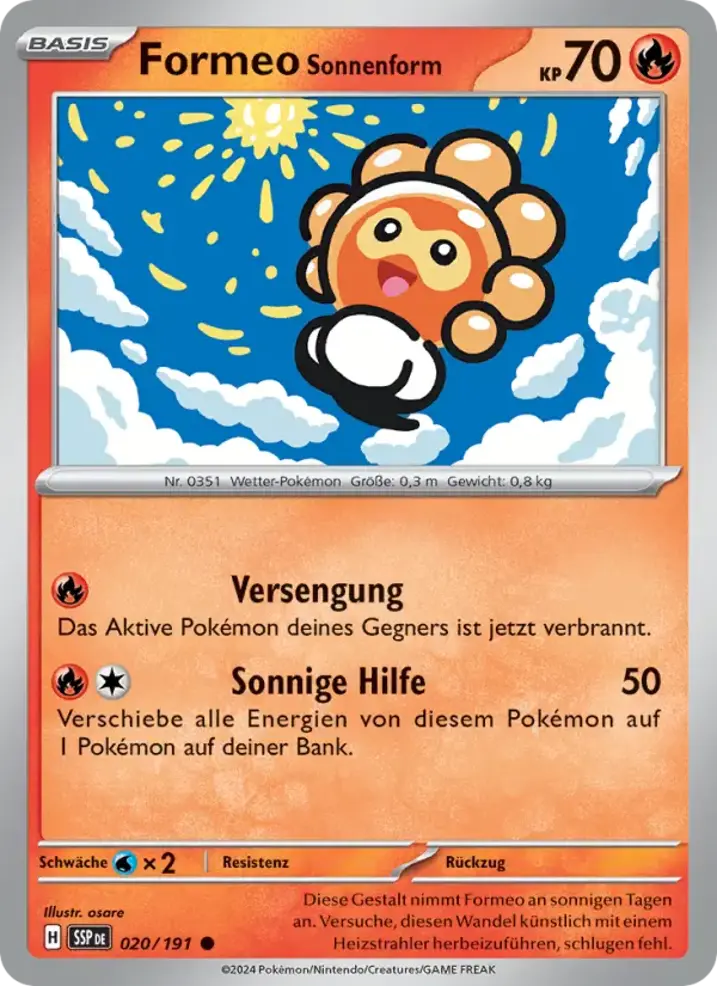 Castform Sunny Form 