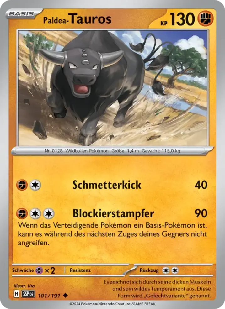 Paldean Tauros 