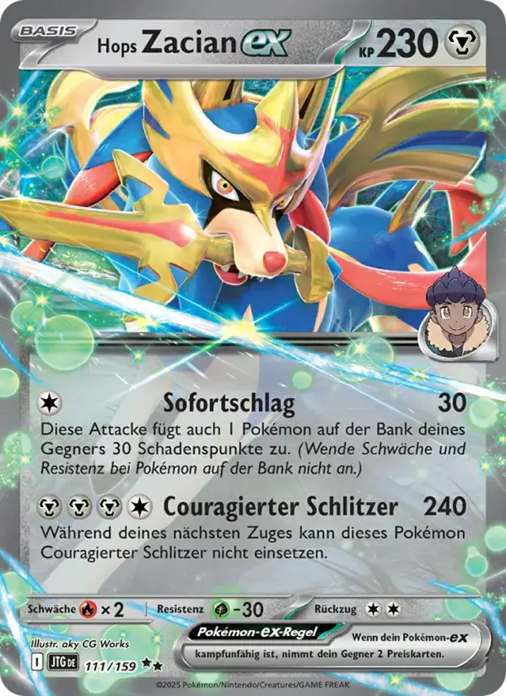 Hop's Zacian ex 
