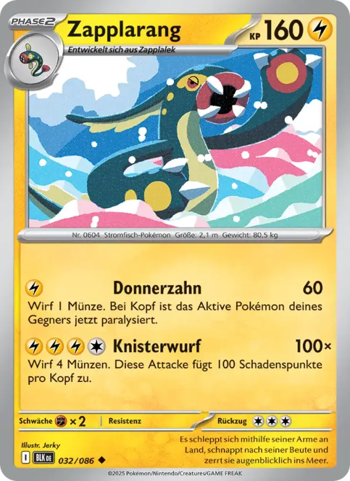 Eelektross  Single: Pokemon Black Bolt Einzelkarte