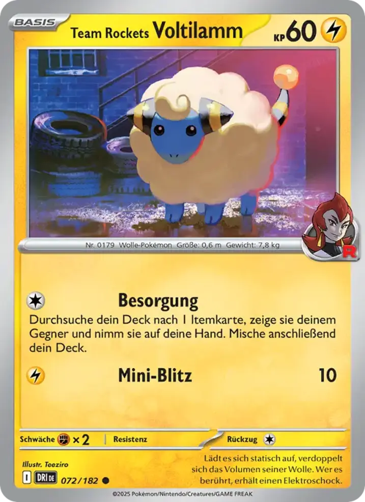 Team Rocket's Mareep 