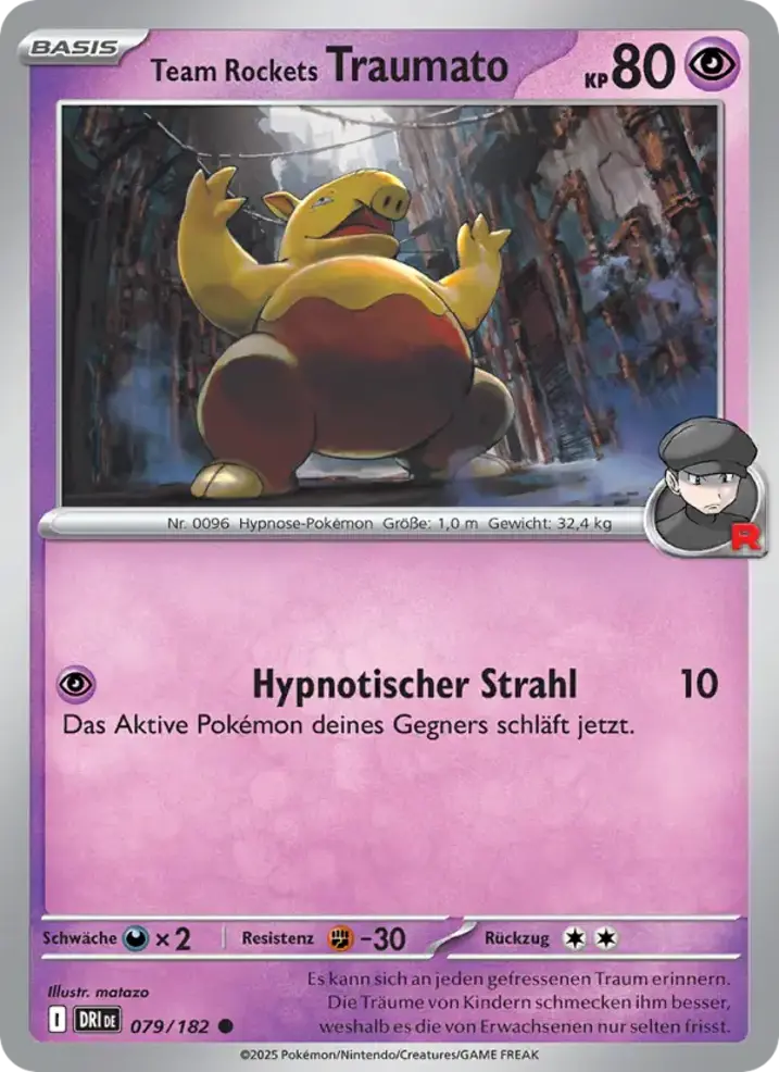 Team Rocket's Drowzee 