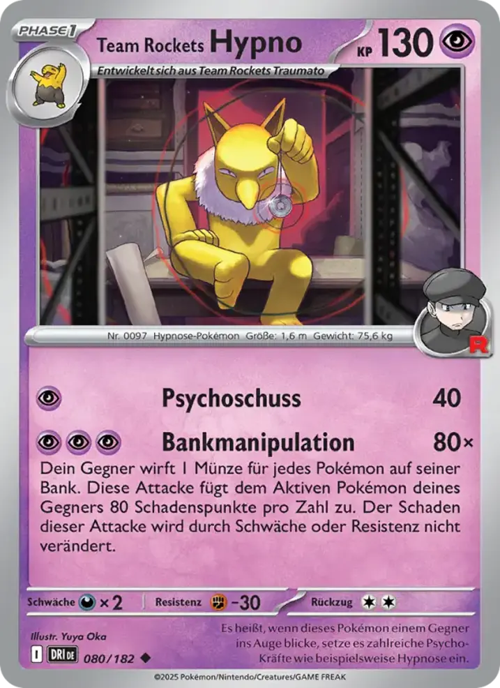 Team Rocket's Hypno 
