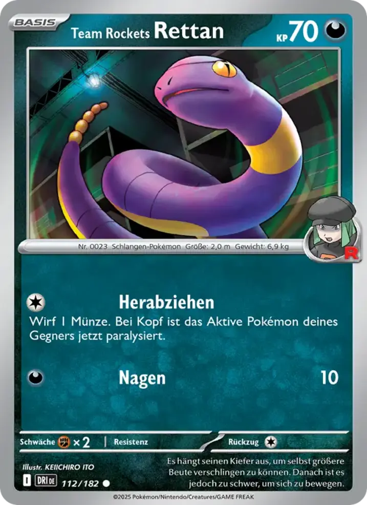Team Rocket's Ekans 