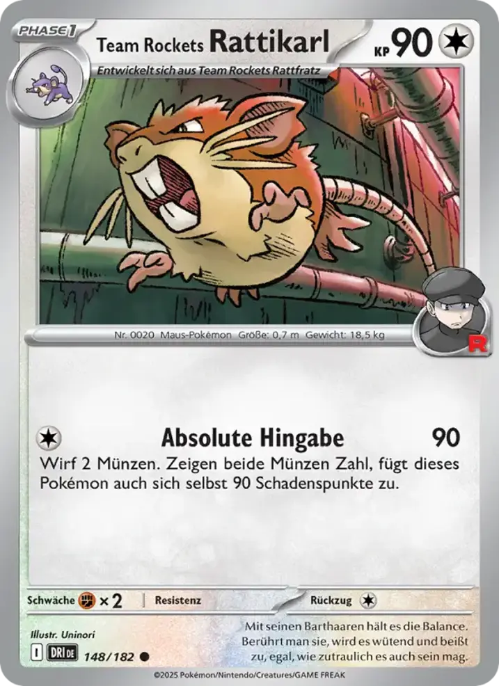 Team Rocket's Raticate 