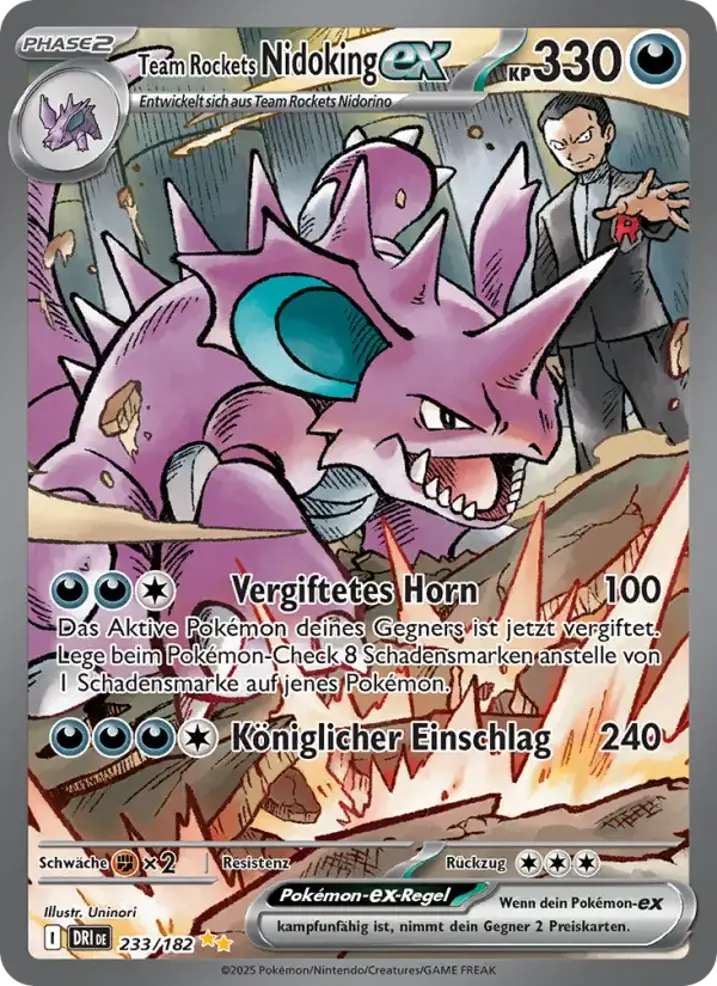 Team Rocket's Nidoking ex 