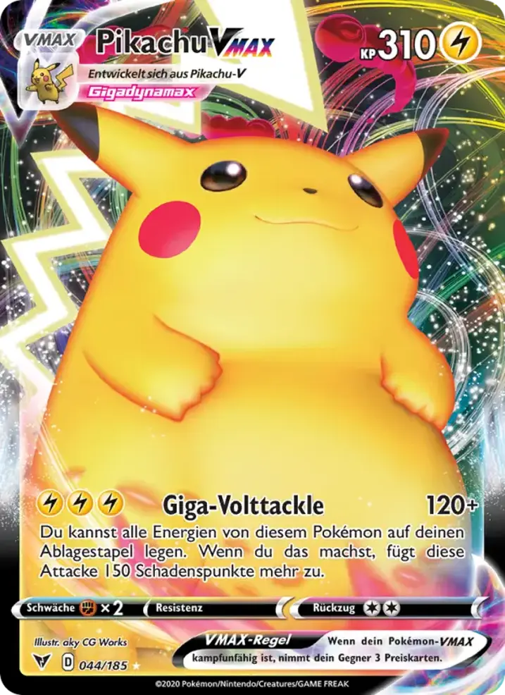 Pikachu VMAX 