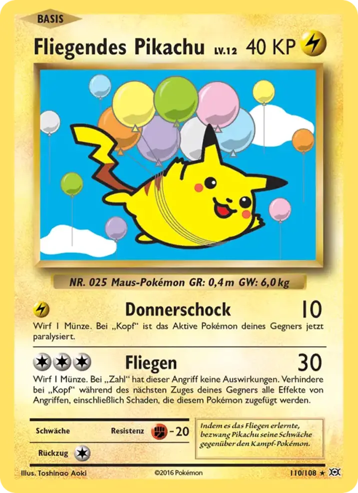 Flying Pikachu 