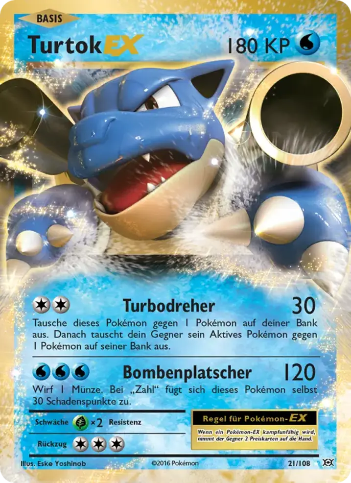 Blastoise EX 
