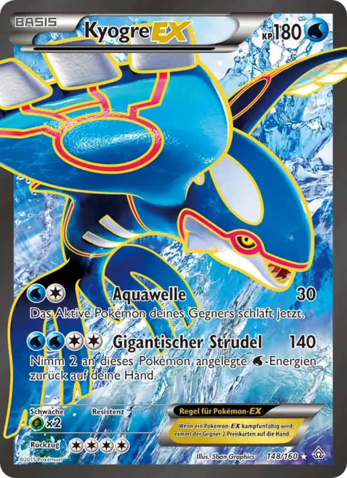 Kyogre EX 