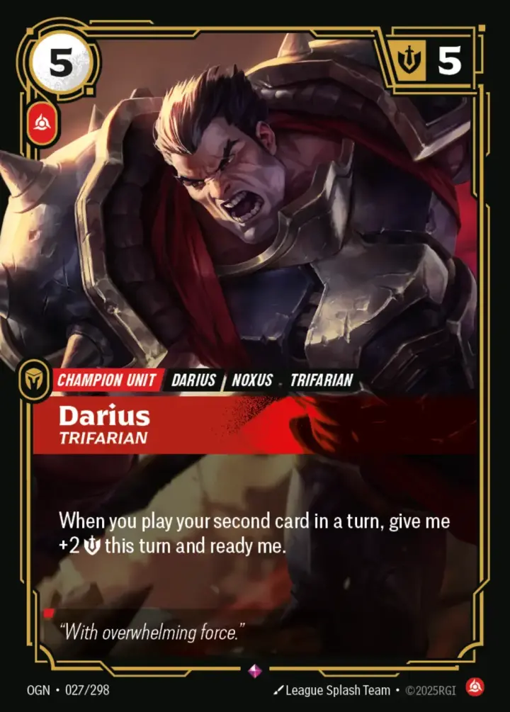 Darius, Trifarian (V.1 - Rare)