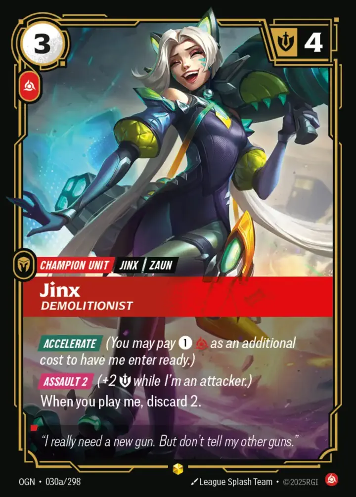 Jinx, Demolitionist (V.2 - Showcase)