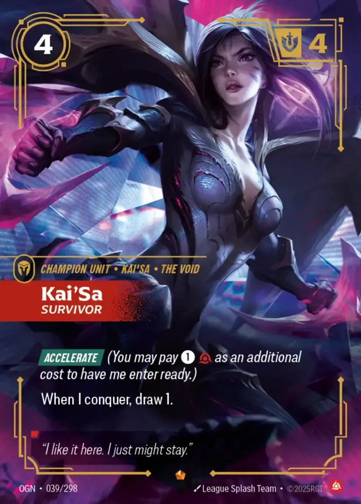 Kai'Sa, Survivor (V.1 - Epic)