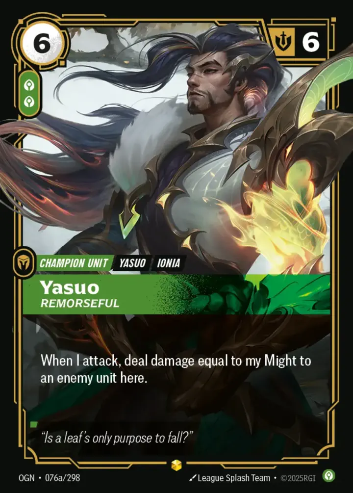 Yasuo, Remorseful (V.2 - Showcase)