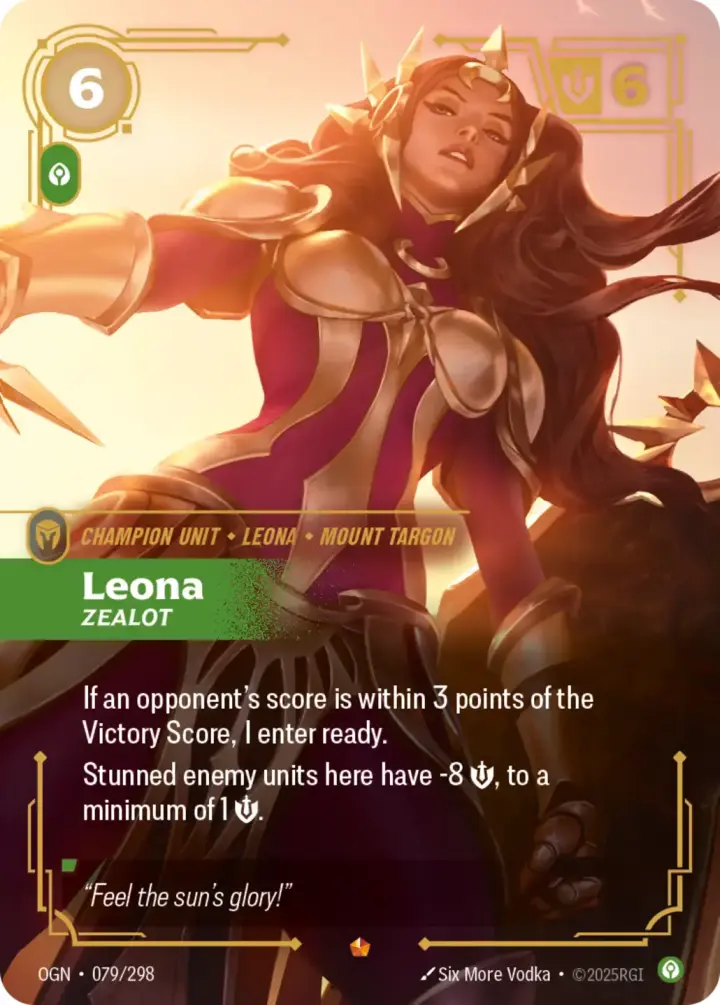 Leona, Zealot (V.1 - Epic)