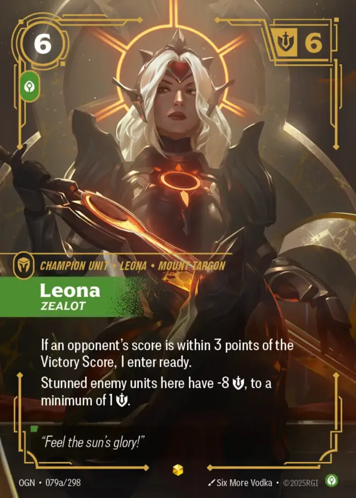 Leona, Zealot (V.2 - Showcase)