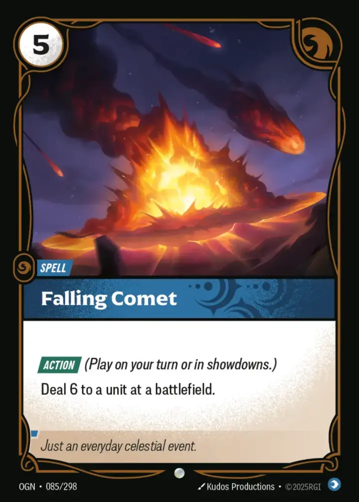 Falling Comet