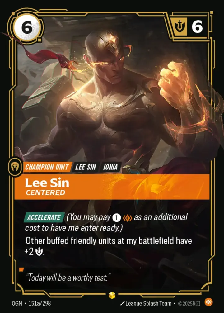 Lee Sin, Centered (V.2 - Showcase)