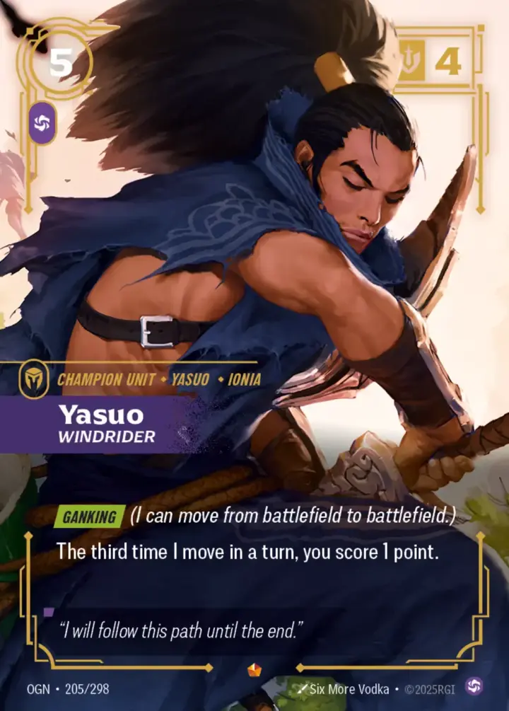 Yasuo, Windrider (V.1 - Epic)
